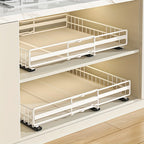 Smooth-Glide Heavy-Duty Metal Pull-Out Cabinet Rack (8-Tier)