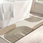 Plush Flannel & Non-Slip Bathroom Mat Set (4-Piece)