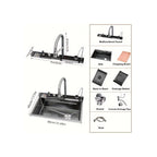 Stainless Steel Waterfall Workstation Sink (Drop-In)