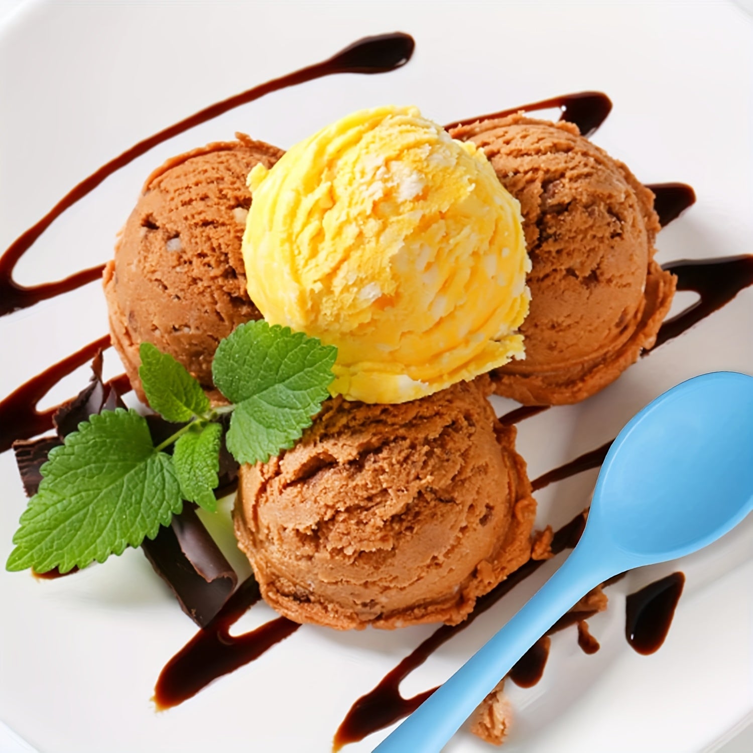 Heat-Resistant Non-Stick Silicone Spoons (Set of 4)