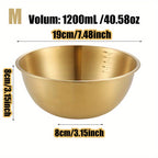 201 Stainless Steel Oven-Safe Mixing Bowls (Set of 3)
