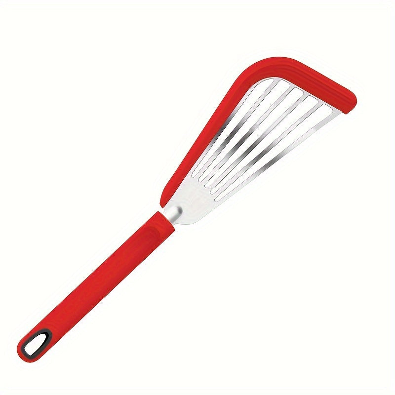 Heat-Resistant Silicone & Stainless Steel Spatula