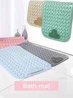 Heavy-Duty PVC Anti-Slip Shower Mat (Machine Washable)