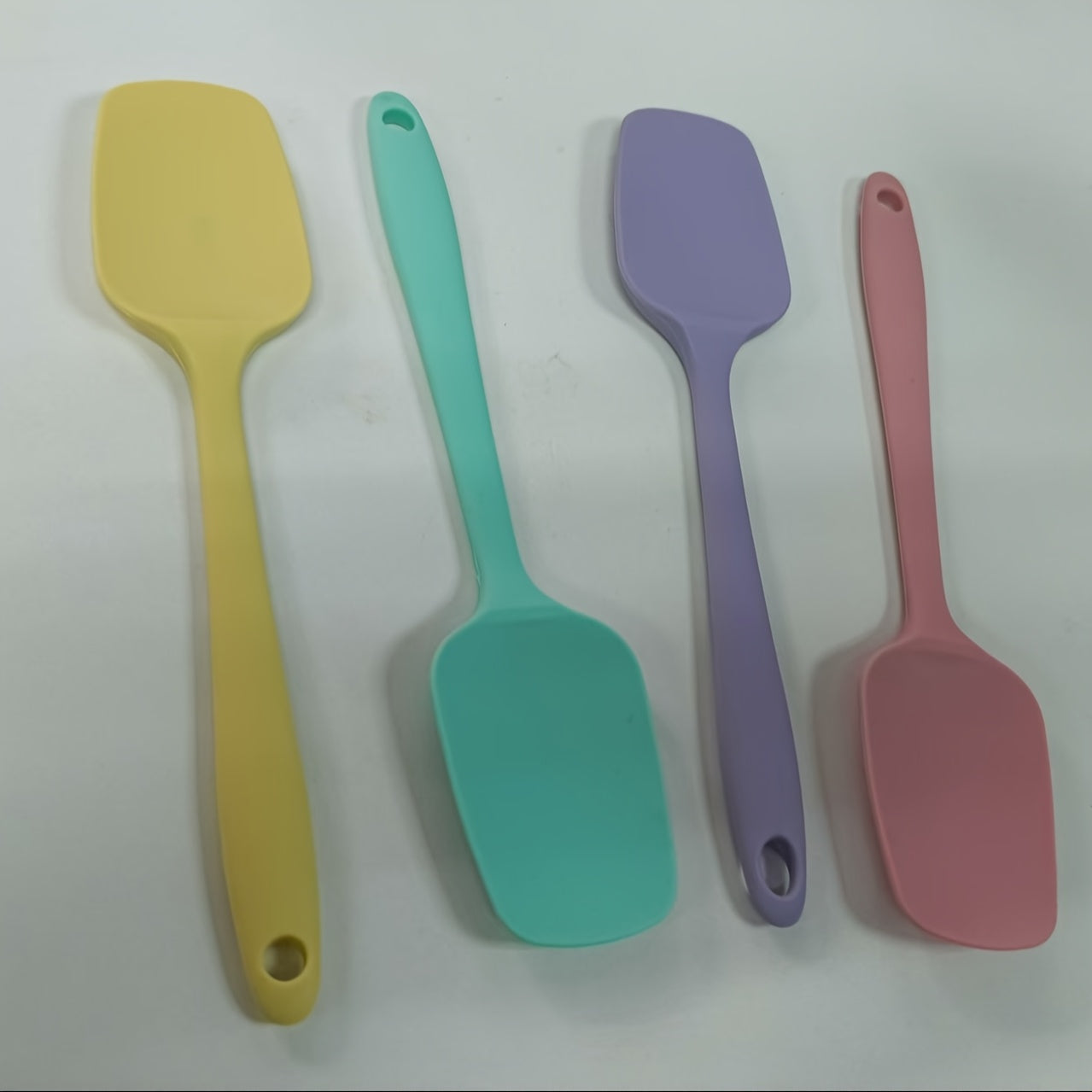 Heat-Resistant Food-Grade Silicone Scraper Set (Set of 4)