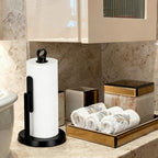 Heavy-Duty Stainless Steel Tension Arm Paper Towel Holder (Countertop)