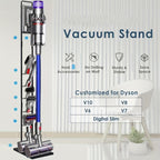 Heavy-Duty Metal Trigger-Lock Cordless Vacuum Stand (Fits V6–V15)