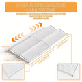 Expandable & Retractable Transparent Acrylic Spice Organizer (2-Tier)
