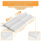 Expandable & Retractable Transparent Acrylic Spice Organizer (2-Tier)