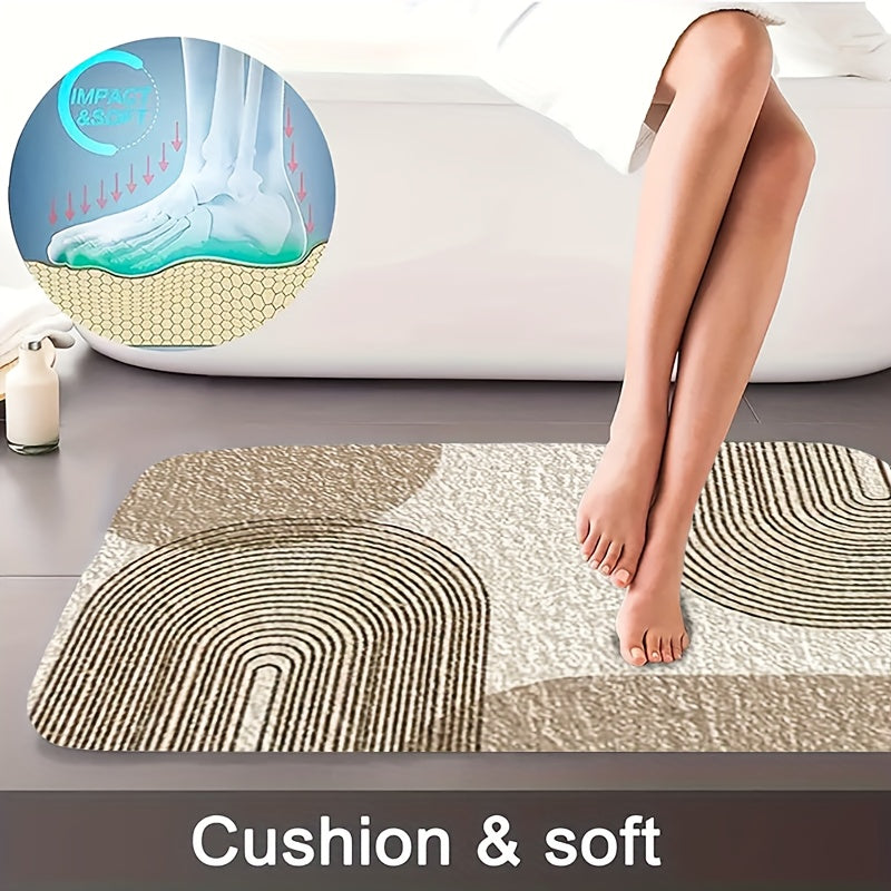 Plush Flannel & Non-Slip Bathroom Mat Set (4-Piece)