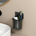 Wall-Mounted Space-Saving Toothbrush & Toothpaste Holder