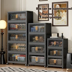 Foldable Lightweight Plastic Filing Shelf Unit (3-5 Layers)