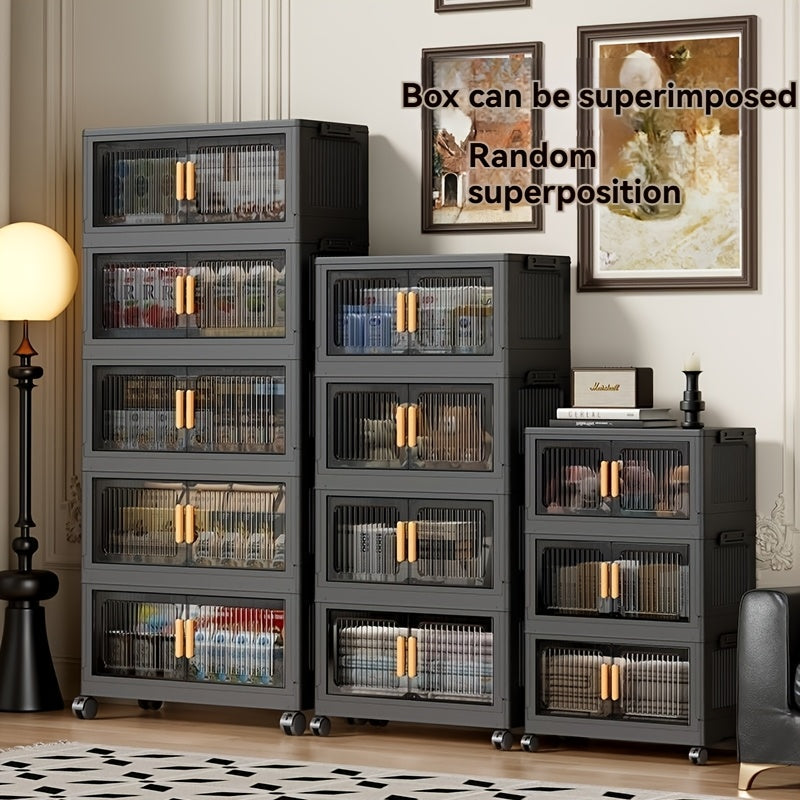 Foldable Lightweight Plastic Filing Shelf Unit (3-5 Layers)