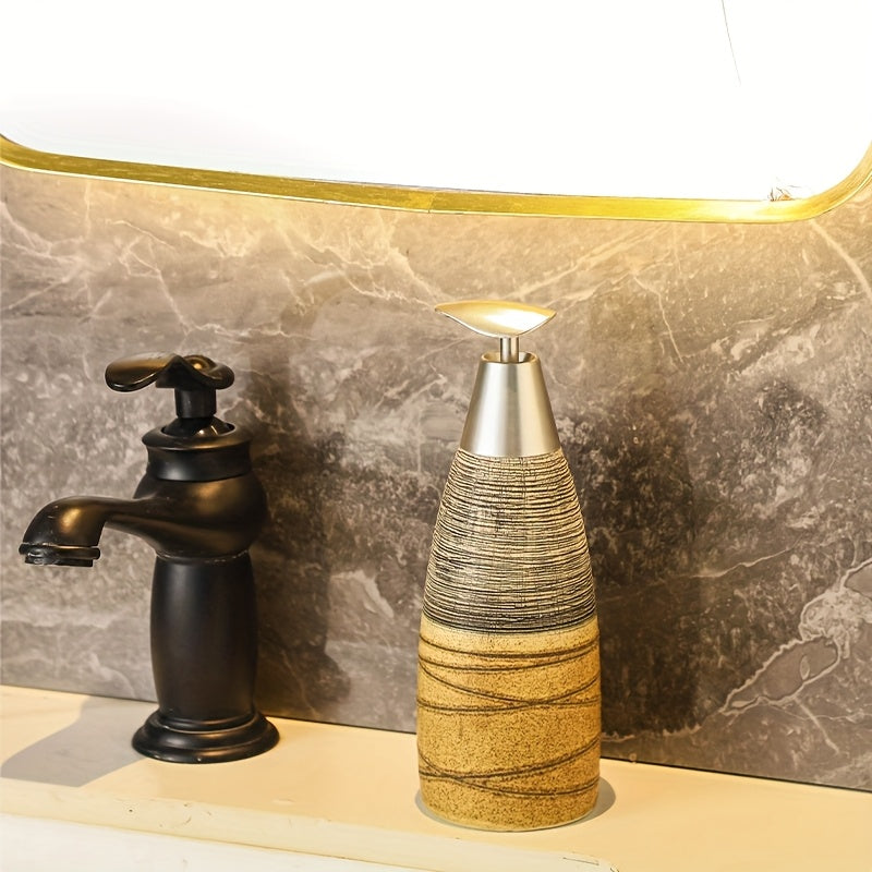 Refillable Ceramic Hand Pump Bottle