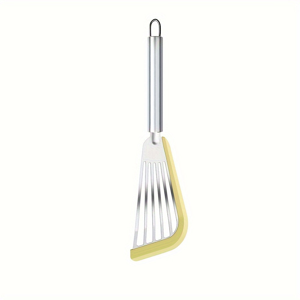 Heat-Resistant Silicone & Stainless Steel Spatula