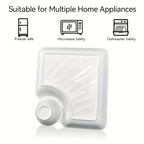 Non-Breakable Microwave & Dishwasher-Safe Divided Snack Plates (Pack of 4)