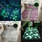 Glow-In-The-Dark Non-Slip & Machine-Washable Bath Mat (Set of 3)