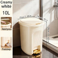 Hands-Free Dual-Opening Odor-Sealing Trash Bin (Multiple Sizes)