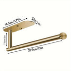 Self-Adhesive Stainless Steel Under-Cabinet Paper Towel Holder