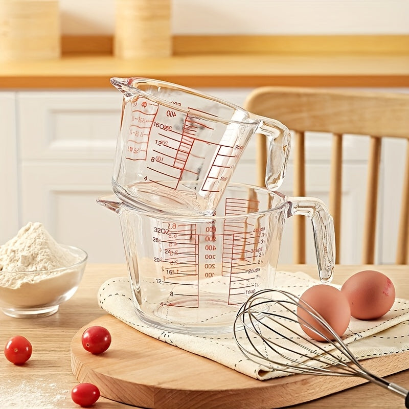 Heat-Resistant Glass Measuring Cups (Set of 3)