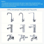 Dual-Head Switch & Digital Display Faucet Water Filter (264-Gallon Life)