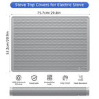 Thick Anti-Slip Silicone Stovetop Protector & Drying Mat (30x21 in)