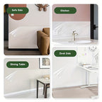 Heat-Resistant Transparent Self-Adhesive Backsplash Film (3 Rolls)