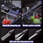 Stainless Steel Waterfall Workstation Sink (Drop-In)