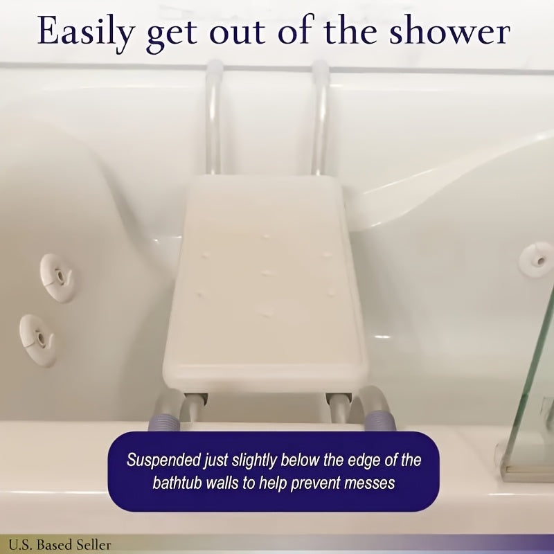 Heavy-Duty Aluminum Adjustable Bath Bench (350 lb Capacity)