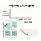 Transparent Non-Adhesive Anti-Slip Cabinet Shelf Liner (23.6 x 78.7 in Roll)