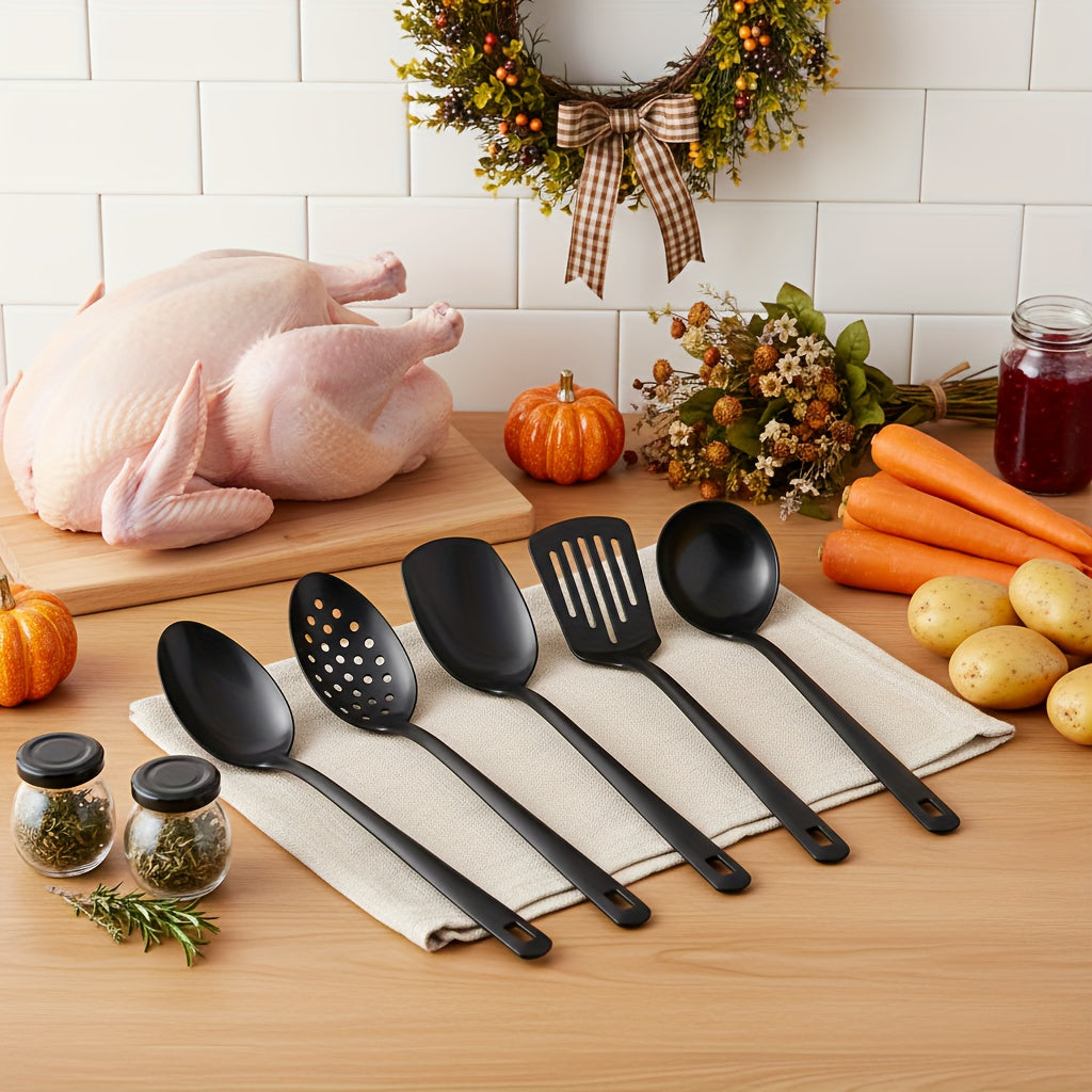410 Stainless Steel Kitchen Utensil Set (6-Piece)