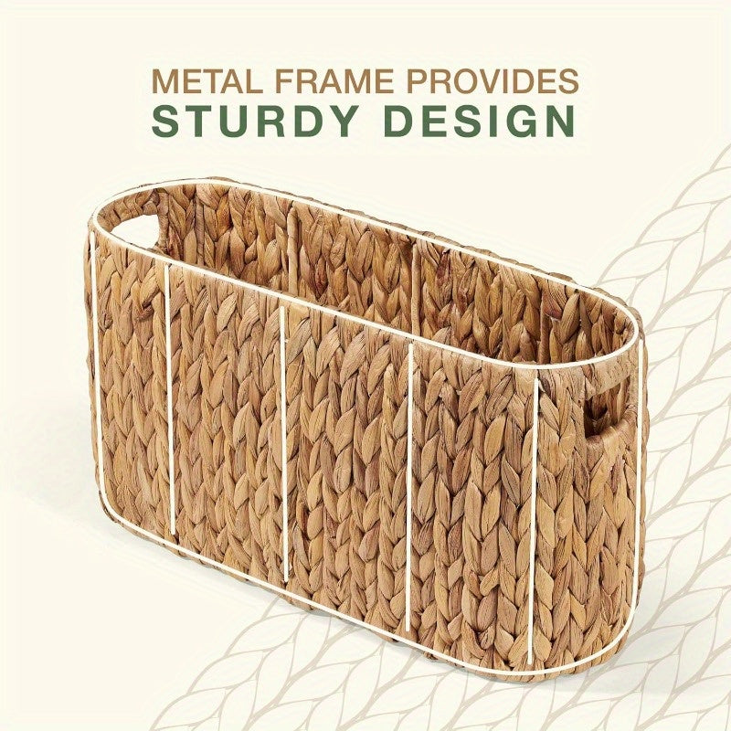 Wicker Over-Tank Toilet Paper Holder (Holds 8 Rolls)