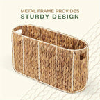 Wicker Over-Tank Toilet Paper Holder (Holds 8 Rolls)