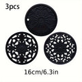 Heat-Resistant Non-Slip Silicone Trivet Set (3-Piece)