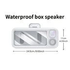 Water-Resistant 360° Rotating Shower Speaker & Phone Holder (Fits 4–6.8" Phones)