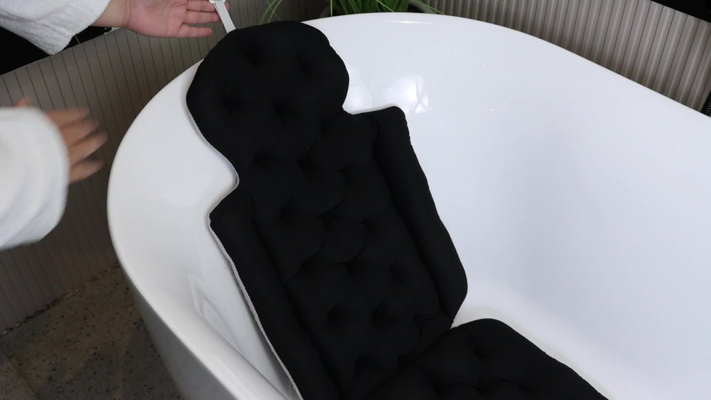 96-Suction Non-Slip Quick-Dry Bathtub Pillow