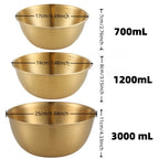201 Stainless Steel Oven-Safe Mixing Bowls (Set of 3)