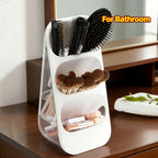 Large-Capacity Clear Acrylic Makeup Organizer (Multi-Compartment)