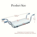 Heavy-Duty Aluminum Adjustable Bath Bench (350 lb Capacity)