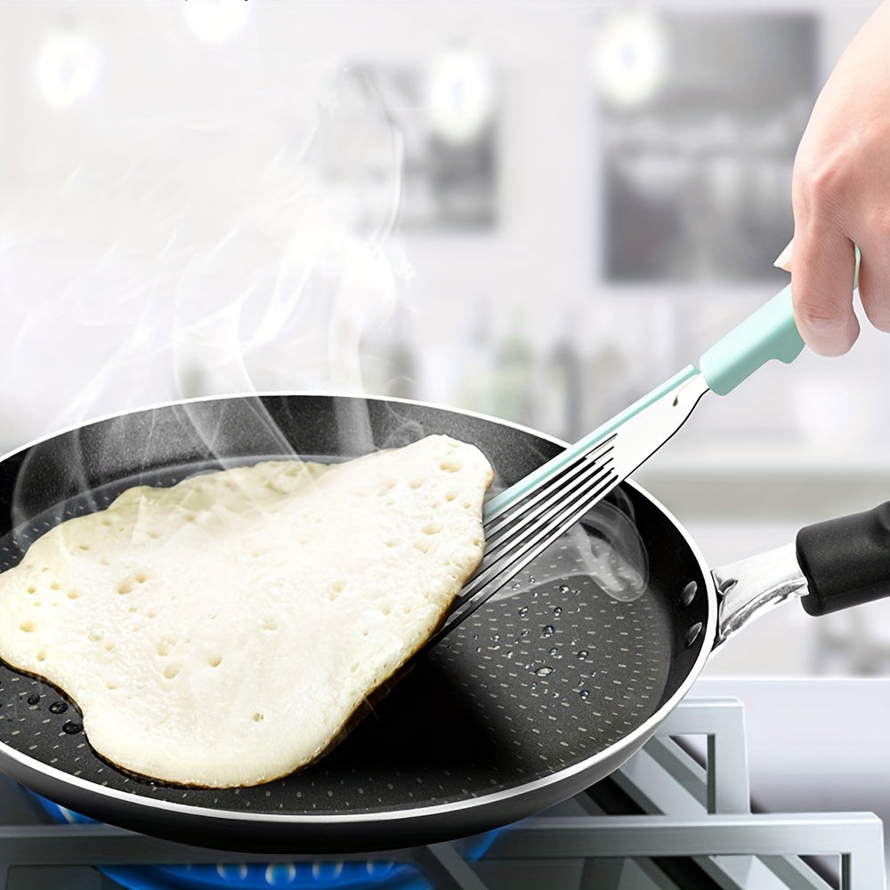 Heat-Resistant Silicone & Stainless Steel Spatula