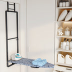 Space-Saving Heat-Resistant Fold-Down Ironing Board (Over-Door)