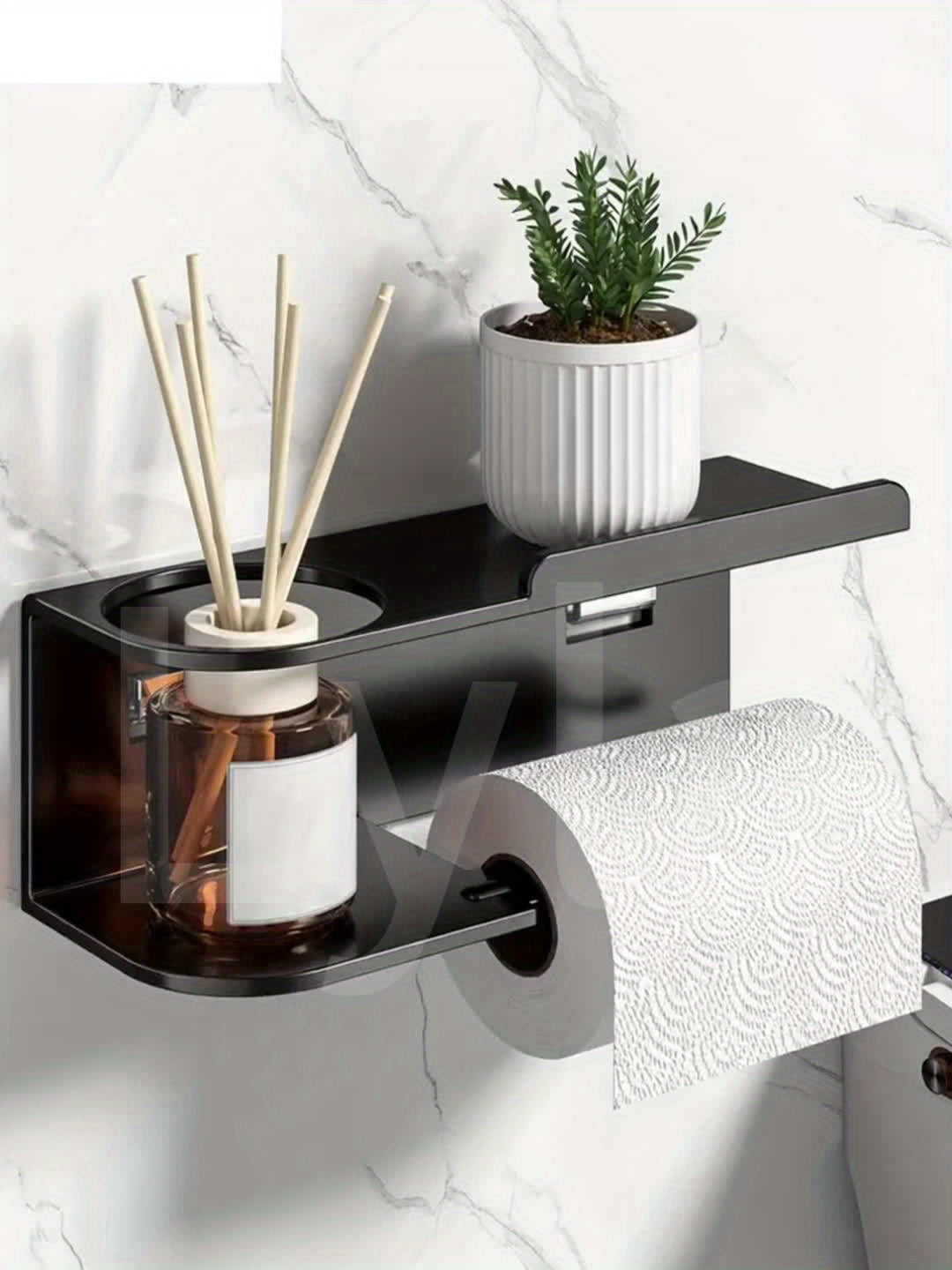 Self-Adhesive Wrought Iron Paper Towel Holder