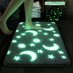Glow-In-The-Dark Non-Slip & Machine-Washable Bath Mat (Set of 3)