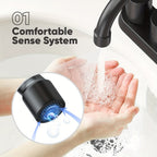 Brass 360° Swivel Bathroom Faucet (4-Inch Centerset)