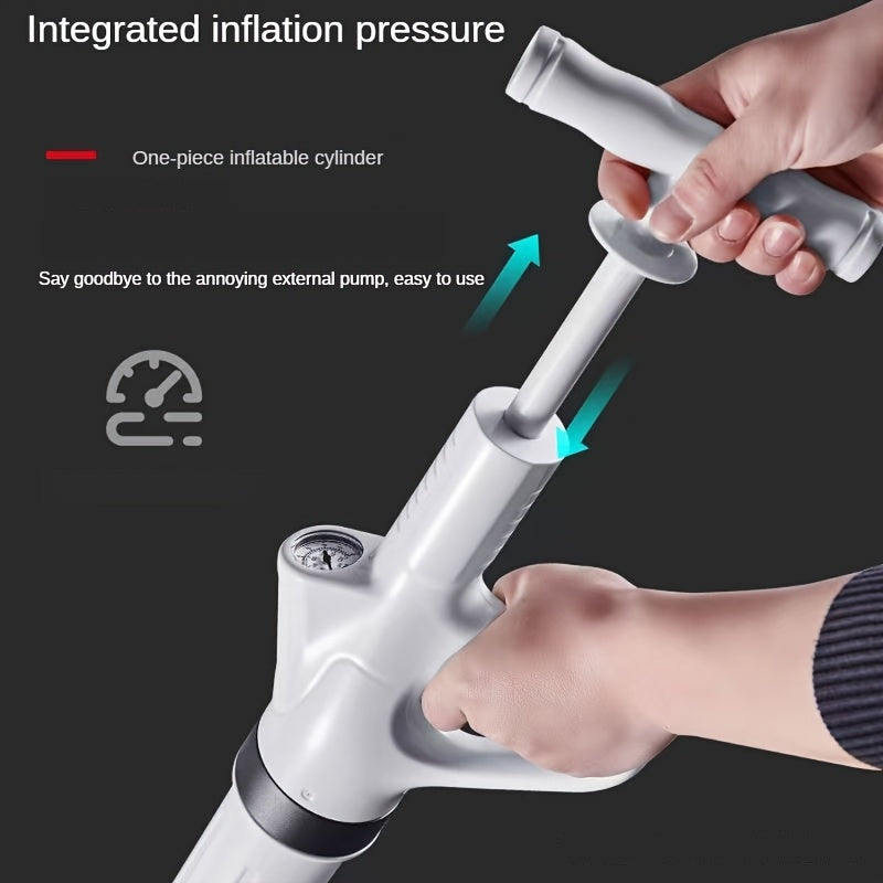 Power-Free PVC Drain Plunger (Toilet & Sink)