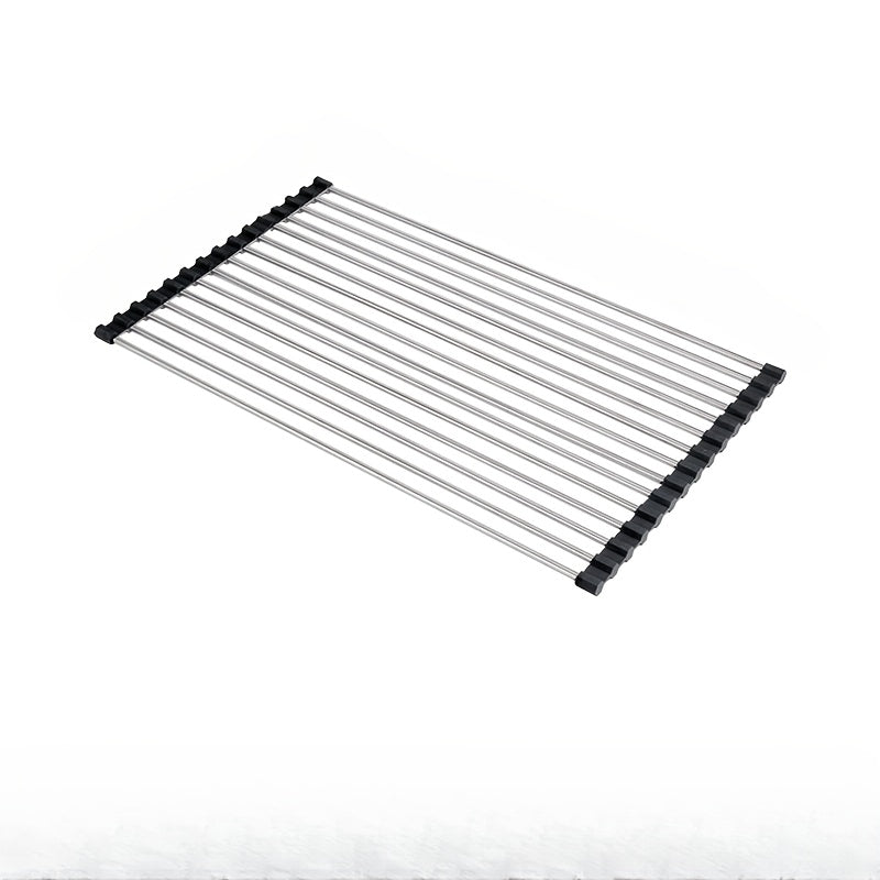 Roll-Up Stainless Steel Over-Sink Dish Drying Rack