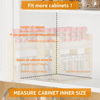 Vertical Space-Saving Bamboo Spice Rack Organizer (3 Sliding Shelves)