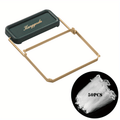 Foldable Metal Sink Strainer Rack (Includes 50 Disposable Mesh Bags)