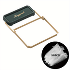 Foldable Metal Sink Strainer Rack (Includes 50 Disposable Mesh Bags)