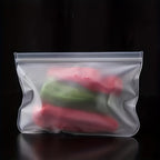Reusable Self-Sealing Silicone Food Storage Bags (Set of 8)