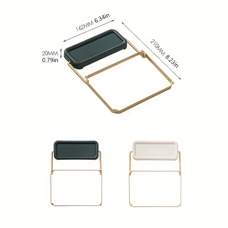Foldable Metal Sink Strainer Rack (Includes 50 Disposable Mesh Bags)